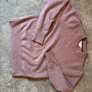 Boden Women's Dusty Pink Crew Neck Sweater